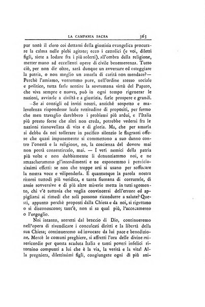 La Campania sacra monitore religioso mensile dell'Archidiocesi di Capua