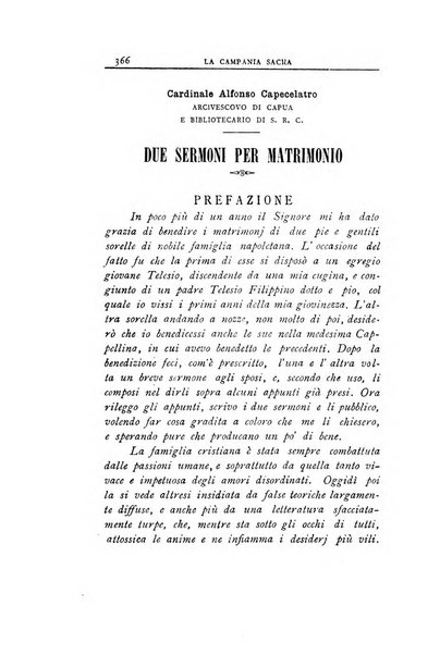 La Campania sacra monitore religioso mensile dell'Archidiocesi di Capua