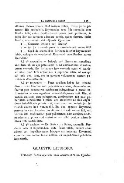 La Campania sacra monitore religioso mensile dell'Archidiocesi di Capua