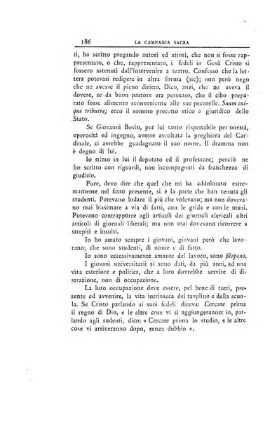 La Campania sacra monitore religioso mensile dell'Archidiocesi di Capua