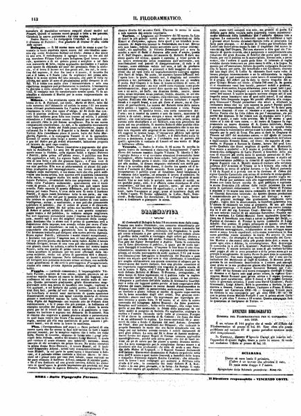 Il filodrammatico : giornale scientifico, letterario, artistico, teatrale : si pubblica tutti i mercoledi dall'Accademia filodrammatica romana