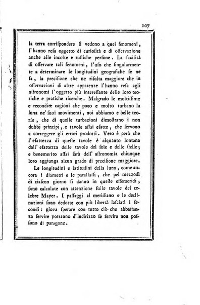 Effemeridi astronomiche per l'anno ... Calcolate pel meridiano di Milano dall'ab. Angelo De Cesaris con aggiunta di altri opuscoli