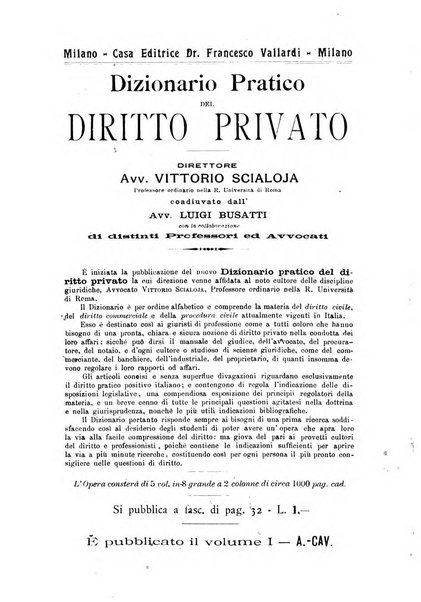 Rivista di diritto commerciale industriale e marittimo