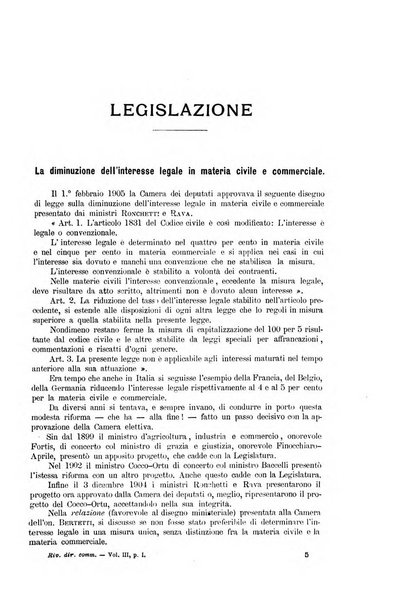 Rivista di diritto commerciale industriale e marittimo