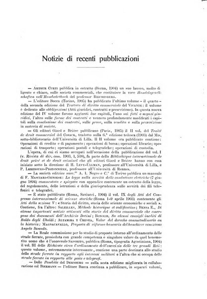 Rivista di diritto commerciale industriale e marittimo