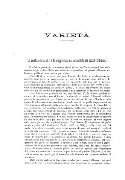 Rivista di diritto commerciale industriale e marittimo