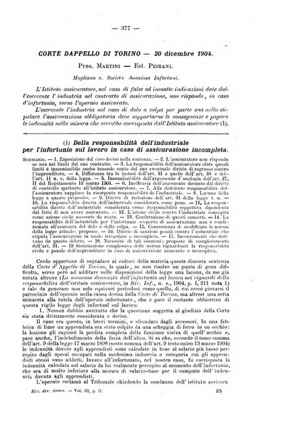 Rivista di diritto commerciale industriale e marittimo