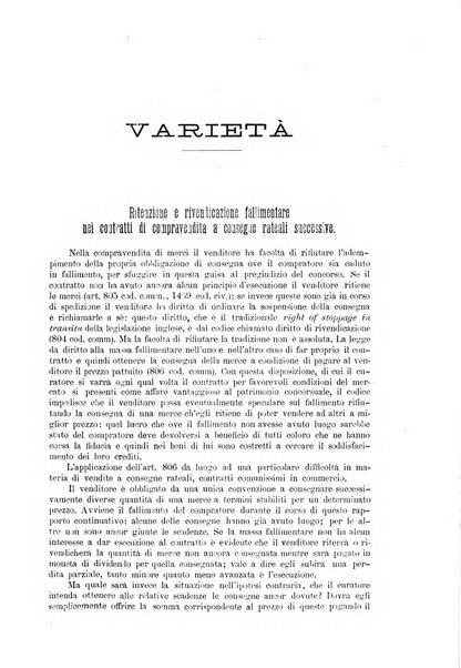 Rivista di diritto commerciale industriale e marittimo