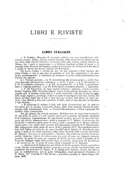 Rivista di diritto commerciale industriale e marittimo