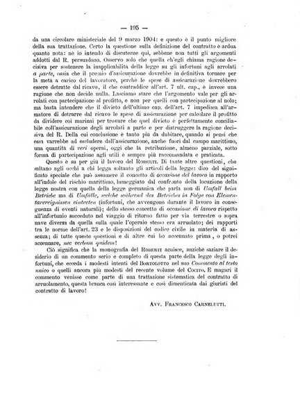 Rivista di diritto commerciale industriale e marittimo