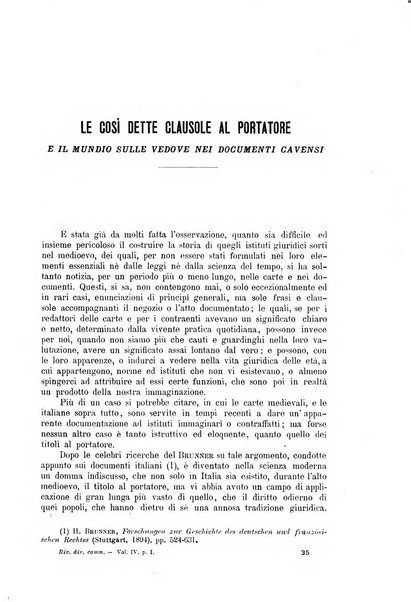 Rivista di diritto commerciale industriale e marittimo