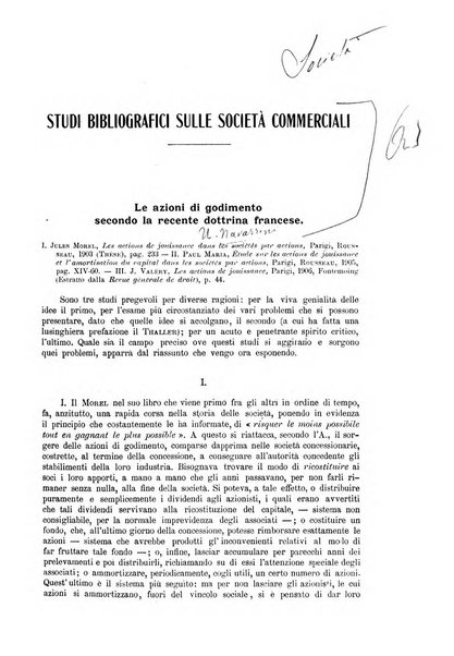 Rivista di diritto commerciale industriale e marittimo