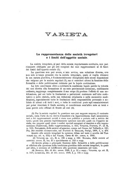 Rivista di diritto commerciale industriale e marittimo