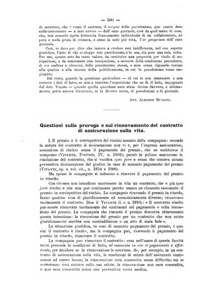 Rivista di diritto commerciale industriale e marittimo