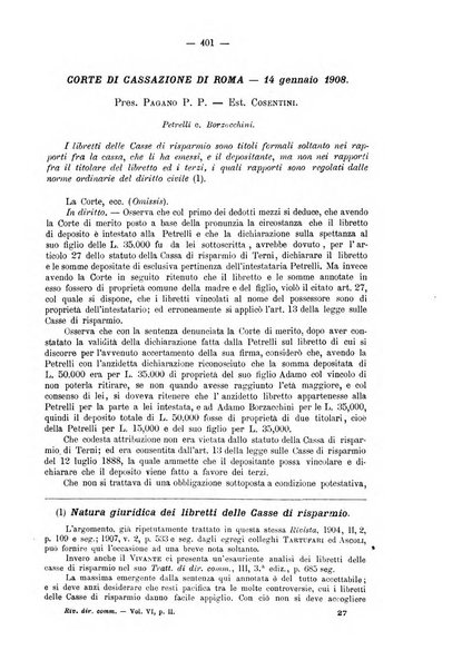 Rivista di diritto commerciale industriale e marittimo