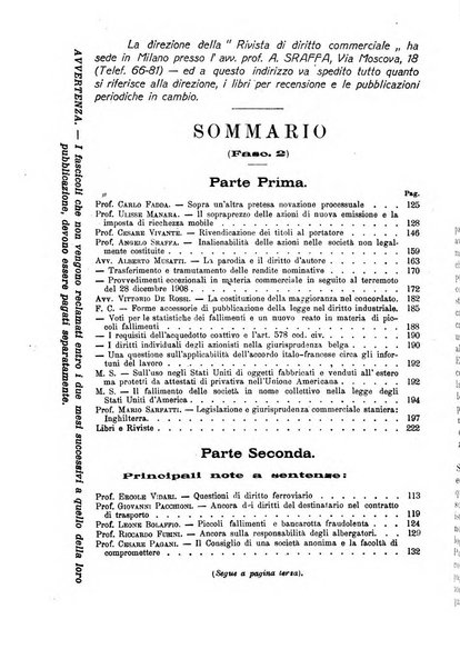 Rivista di diritto commerciale industriale e marittimo