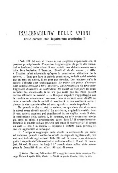 Rivista di diritto commerciale industriale e marittimo