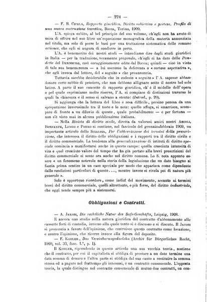 Rivista di diritto commerciale industriale e marittimo