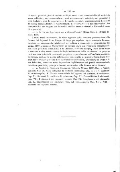 Rivista di diritto commerciale industriale e marittimo