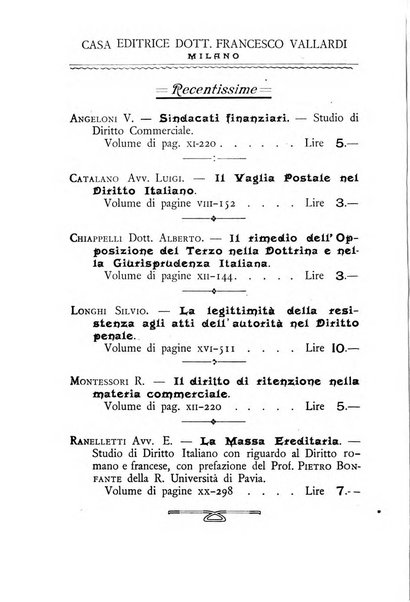 Rivista di diritto commerciale industriale e marittimo