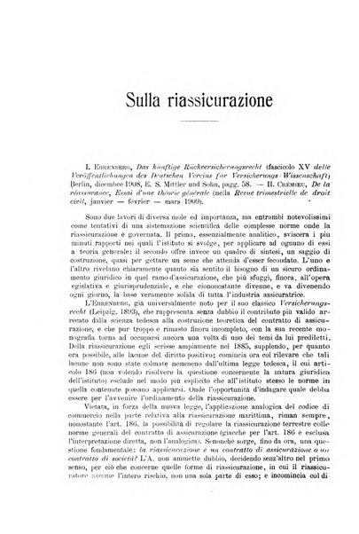 Rivista di diritto commerciale industriale e marittimo