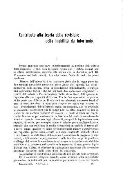 Rivista di diritto commerciale industriale e marittimo