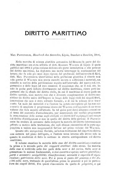 Rivista di diritto commerciale industriale e marittimo