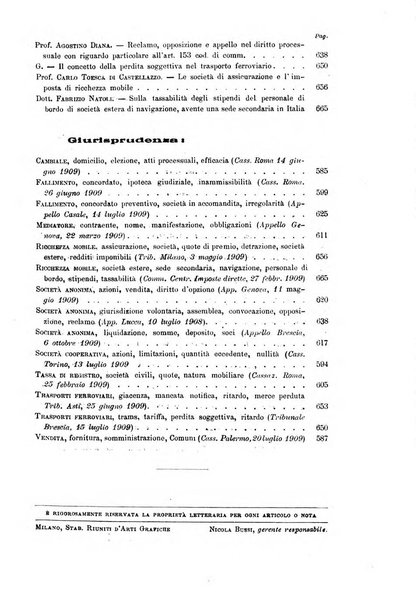 Rivista di diritto commerciale industriale e marittimo