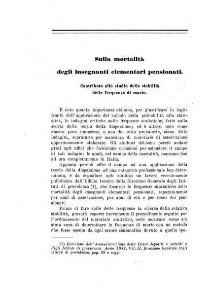 Metron rivista internazionale di statistica