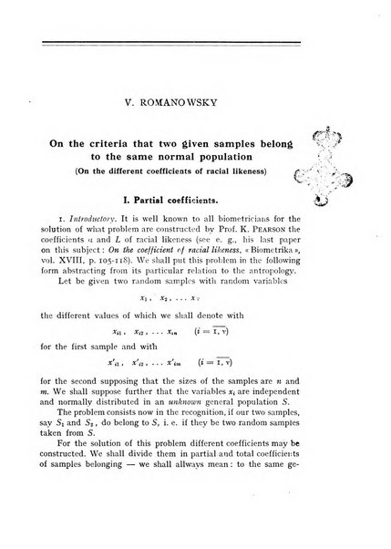 Metron rivista internazionale di statistica