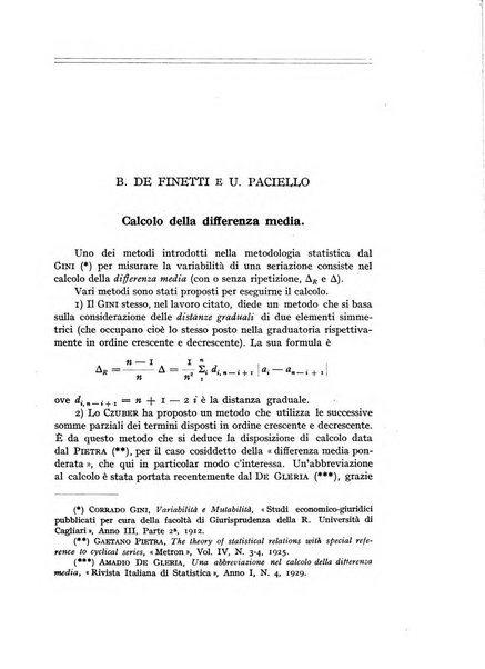 Metron rivista internazionale di statistica