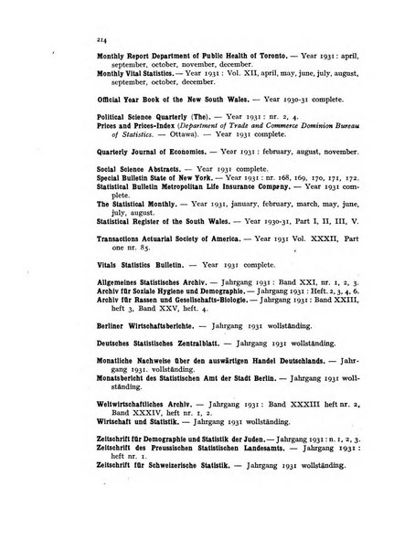 Metron rivista internazionale di statistica