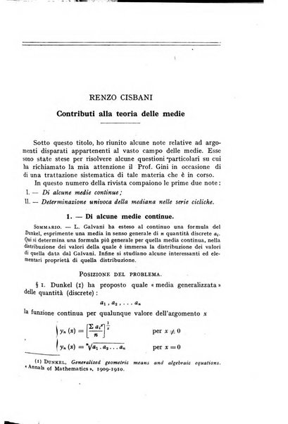 Metron rivista internazionale di statistica