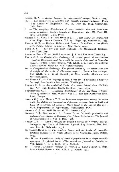 Metron rivista internazionale di statistica