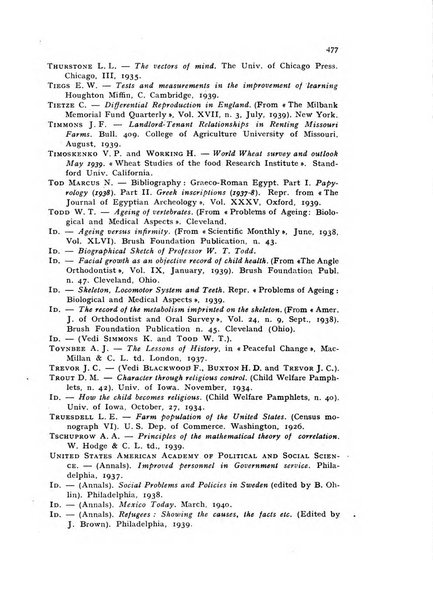 Metron rivista internazionale di statistica