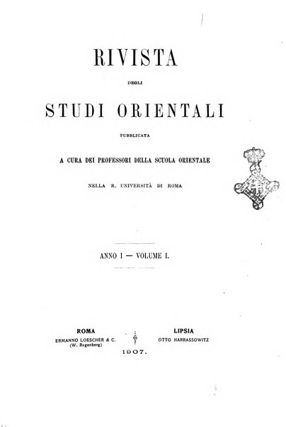 Rivista degli studi orientali