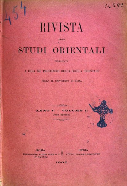 Rivista degli studi orientali