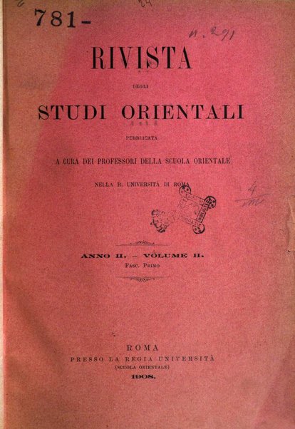 Rivista degli studi orientali