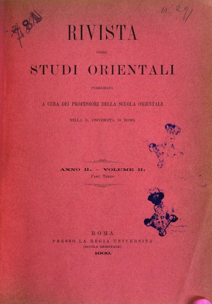 Rivista degli studi orientali