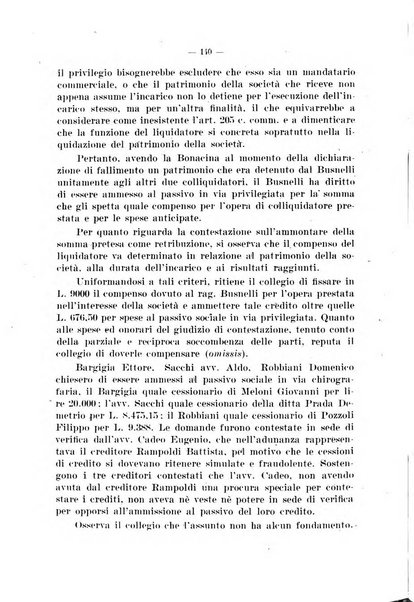 Il diritto fallimentare e delle società commerciali rivista di dottrina e giurisprudenza