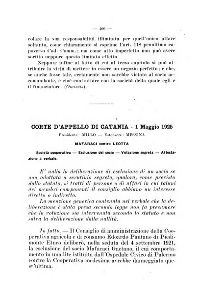 Il diritto fallimentare e delle società commerciali rivista di dottrina e giurisprudenza