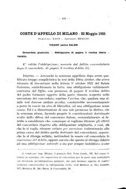 Il diritto fallimentare e delle società commerciali rivista di dottrina e giurisprudenza