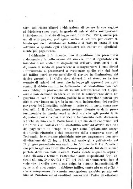 Il diritto fallimentare e delle società commerciali rivista di dottrina e giurisprudenza