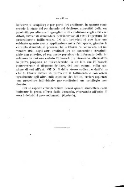 Il diritto fallimentare e delle società commerciali rivista di dottrina e giurisprudenza