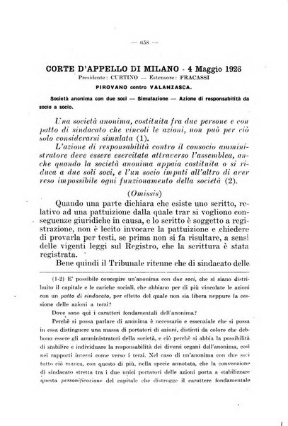 Il diritto fallimentare e delle società commerciali rivista di dottrina e giurisprudenza