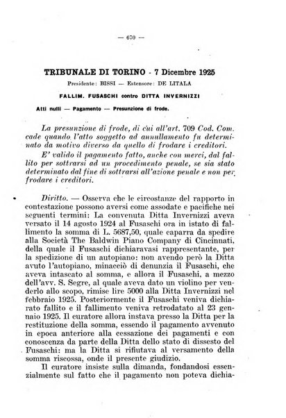 Il diritto fallimentare e delle società commerciali rivista di dottrina e giurisprudenza