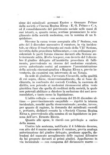 Il diritto fallimentare e delle società commerciali rivista di dottrina e giurisprudenza