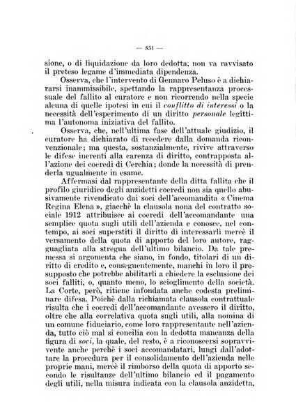 Il diritto fallimentare e delle società commerciali rivista di dottrina e giurisprudenza