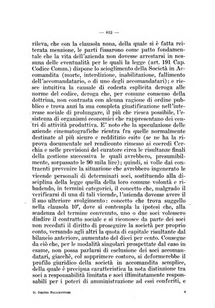 Il diritto fallimentare e delle società commerciali rivista di dottrina e giurisprudenza