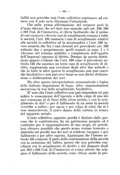 Il diritto fallimentare e delle società commerciali rivista di dottrina e giurisprudenza